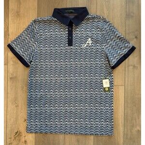 NWT LIV Golf 4Aces GC Pulse Polo Shirt Mens XL Extracurricular Dustin Johnson
